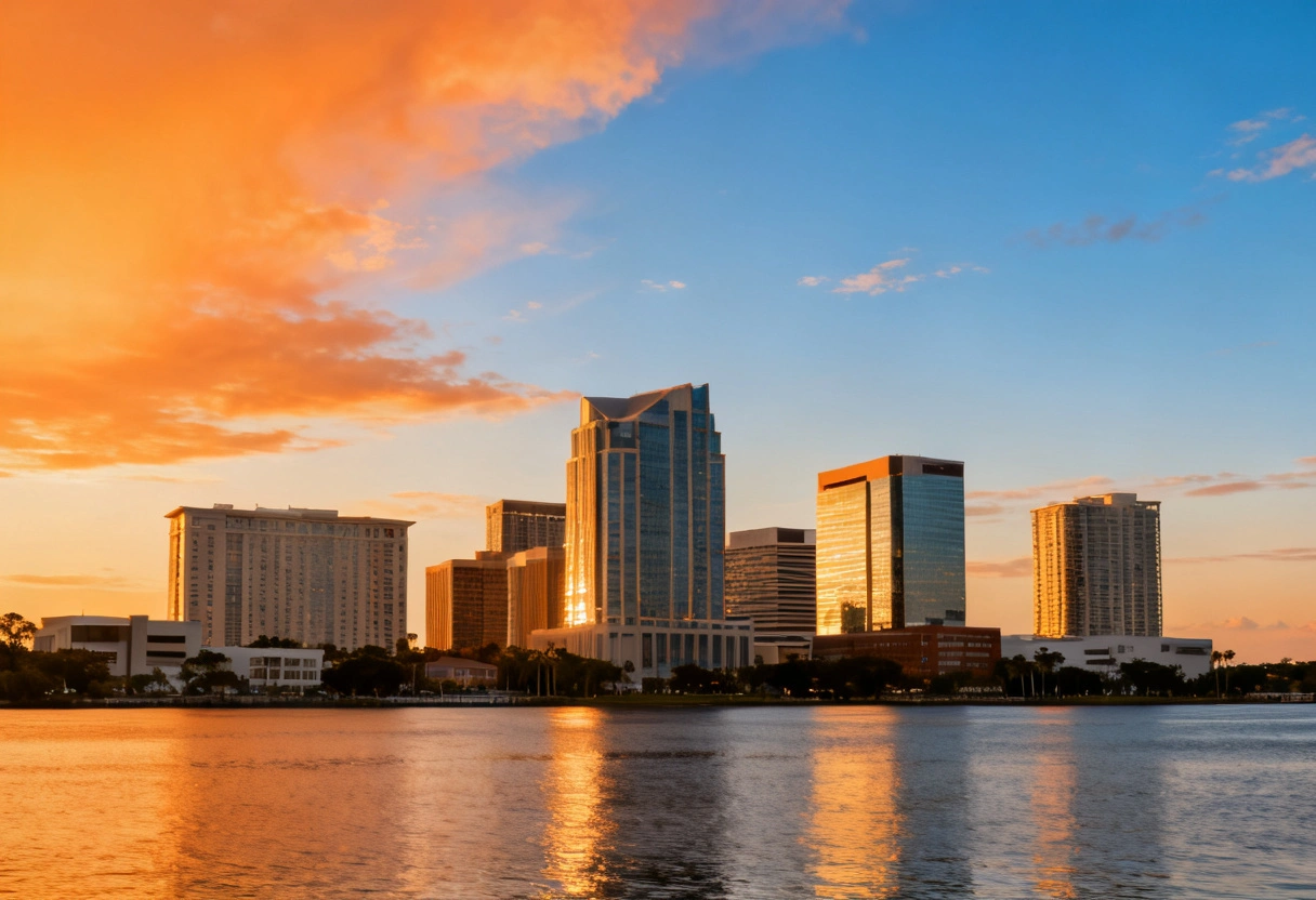 Jacksonville FL City Skyline